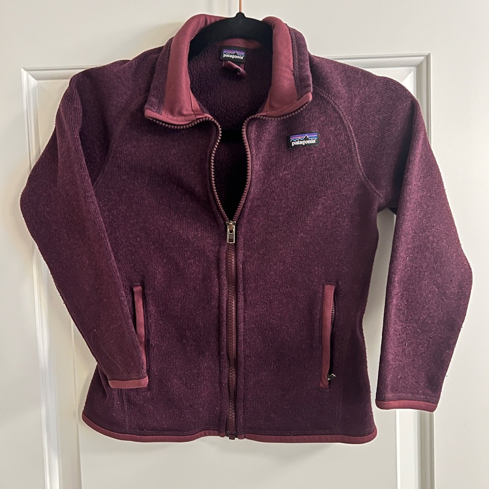 Patagonia girls Better Sweater fleece size 7-8
